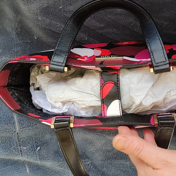 Kate Spade Grant Street Juno grainy vinyl leather trim mini tote. - Picture 8 of 15